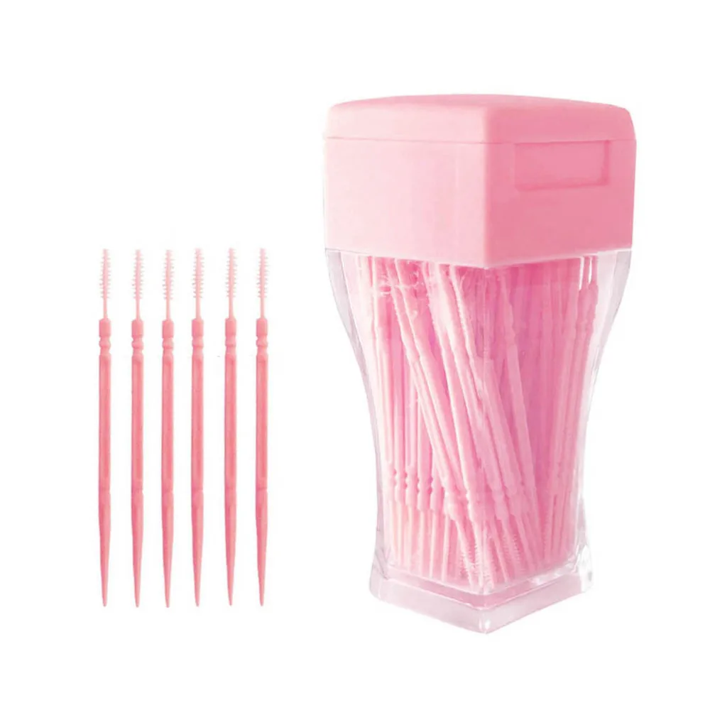 200pcs Double-head Toothpicks Oral Care Interdental Floss Cleaners (White) 
200pcs Double-head Toothpicks Oral Care Interdental Floss Cleaners (White)