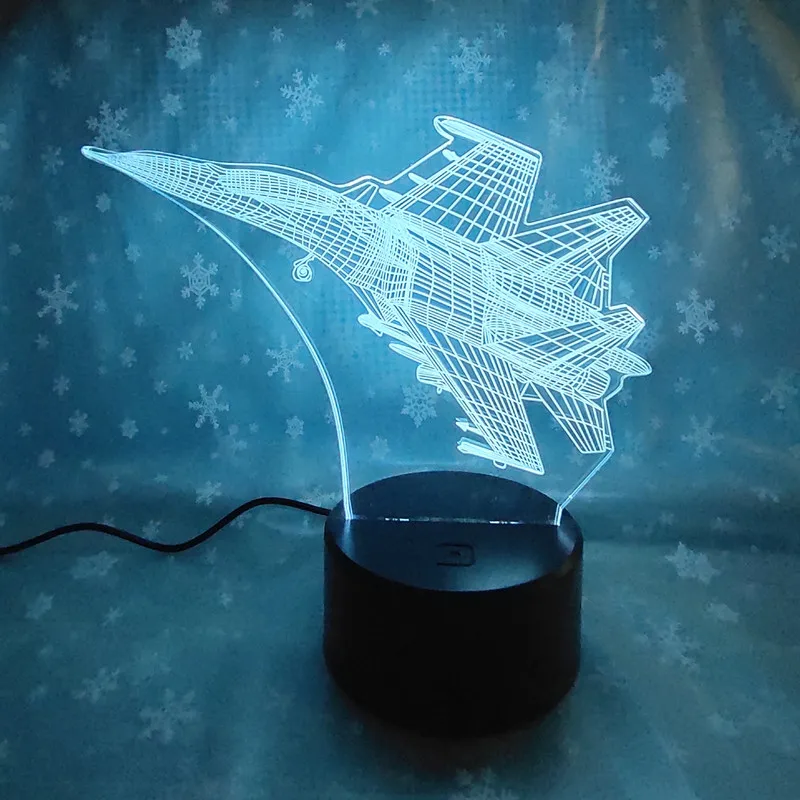 Air Plane Acrylic 3D LED Table Lamp Illusion Night Light 7 Colors Changing Mood Lamp USB Aircraft Bluetooth Speaker
Air Plane Acrylic 3D LED Table Lamp Illusion Night Light 7 Colors Changing Mood Lamp USB Aircraft Bluetooth Speaker