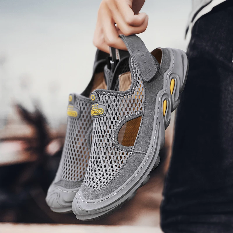 Sneakersflops кроссовки transpirables воздуха Новинка для модные мужские кроссовки Мужская Удобная пляж шлепанцы без задника с открытыми пальцами рабо...
Sneakersflops кроссовки transpirables воздуха Новинка для модные мужские кроссовки Мужская Удобная пляж шлепанцы без задника с открытыми пальцами рабо...