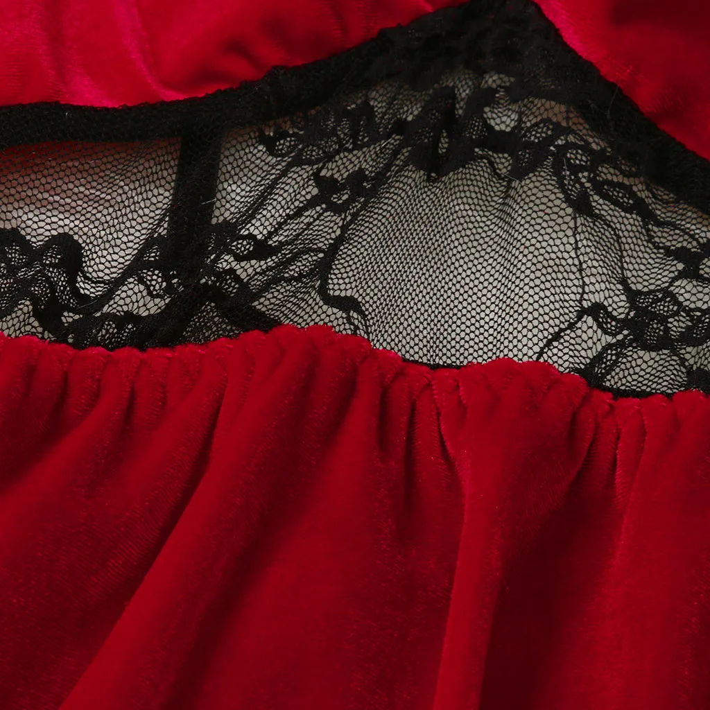 Sleepwear Women Sexy Babydoll Underwear Ladies Lace Velvet V-neck Strap Lingerie Nightdress Summer Homewear Nightgown Mujer
Sleepwear Women Sexy Babydoll Underwear Ladies Lace Velvet V-neck Strap Lingerie Nightdress Summer Homewear Nightgown Mujer