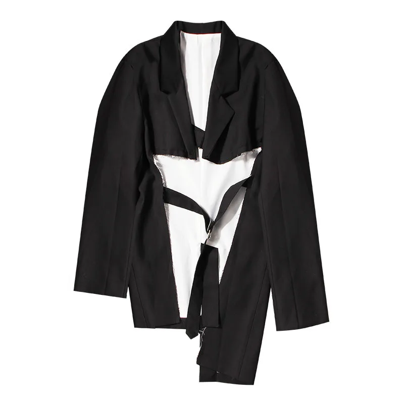 Black Blazers Suit Women's 2021 Autumn New Front Short Long Back Top Unique Irregular Designer Long Long-Sleeved Coat
Black Blazers Suit Women's 2021 Autumn New Front Short Long Back Top Unique Irregular Designer Long Long-Sleeved Coat