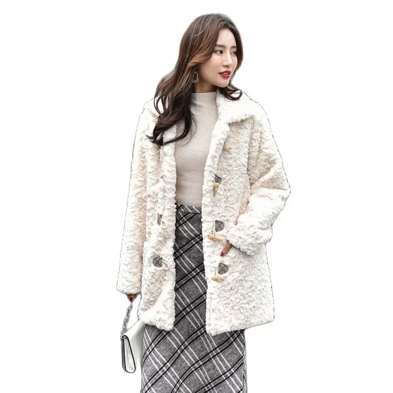 Autumn Winter New Fashion Imitation Fur Coat Women Mid-Length Fur All-In-One Mink Brush Flower Plush Jacket Wool High-End
Autumn Winter New Fashion Imitation Fur Coat Women Mid-Length Fur All-In-One Mink Brush Flower Plush Jacket Wool High-End