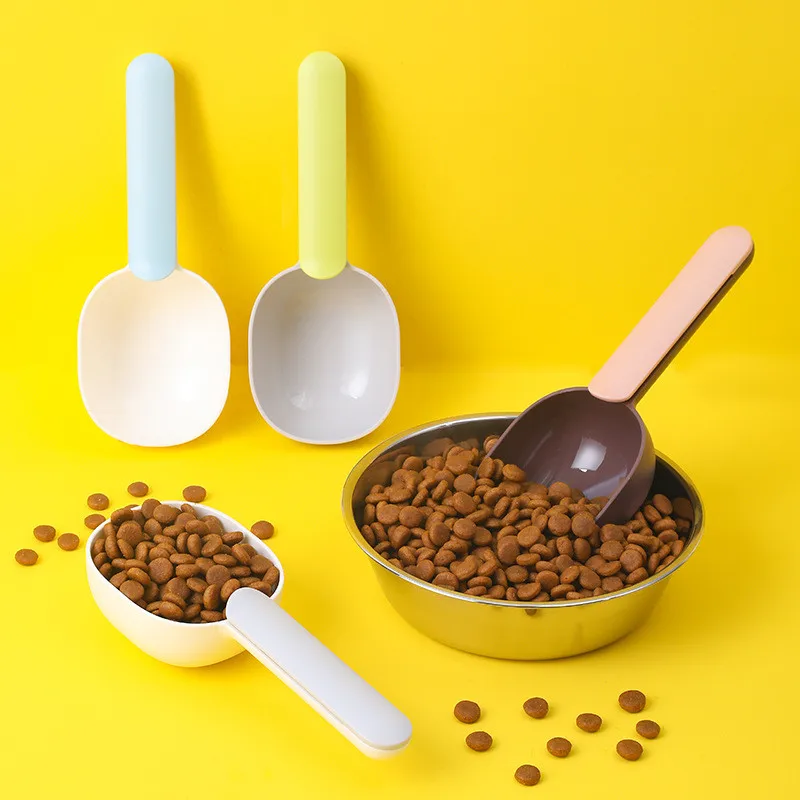 Dog Food Spoon Pet Feeding Spoon with Sealed Bag Clip Measuring Cup Curved Design Dog Accessories Storing Feed and Bowls
Dog Food Spoon Pet Feeding Spoon with Sealed Bag Clip Measuring Cup Curved Design Dog Accessories Storing Feed and Bowls