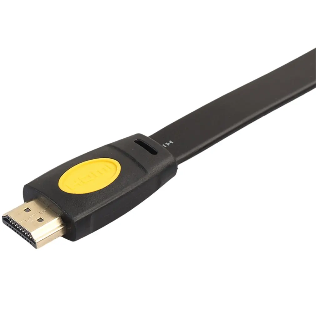 Плоский Удлинительный кабель HDMI 4k Разрешение 2 0 мама HD удлинитель для ТВ