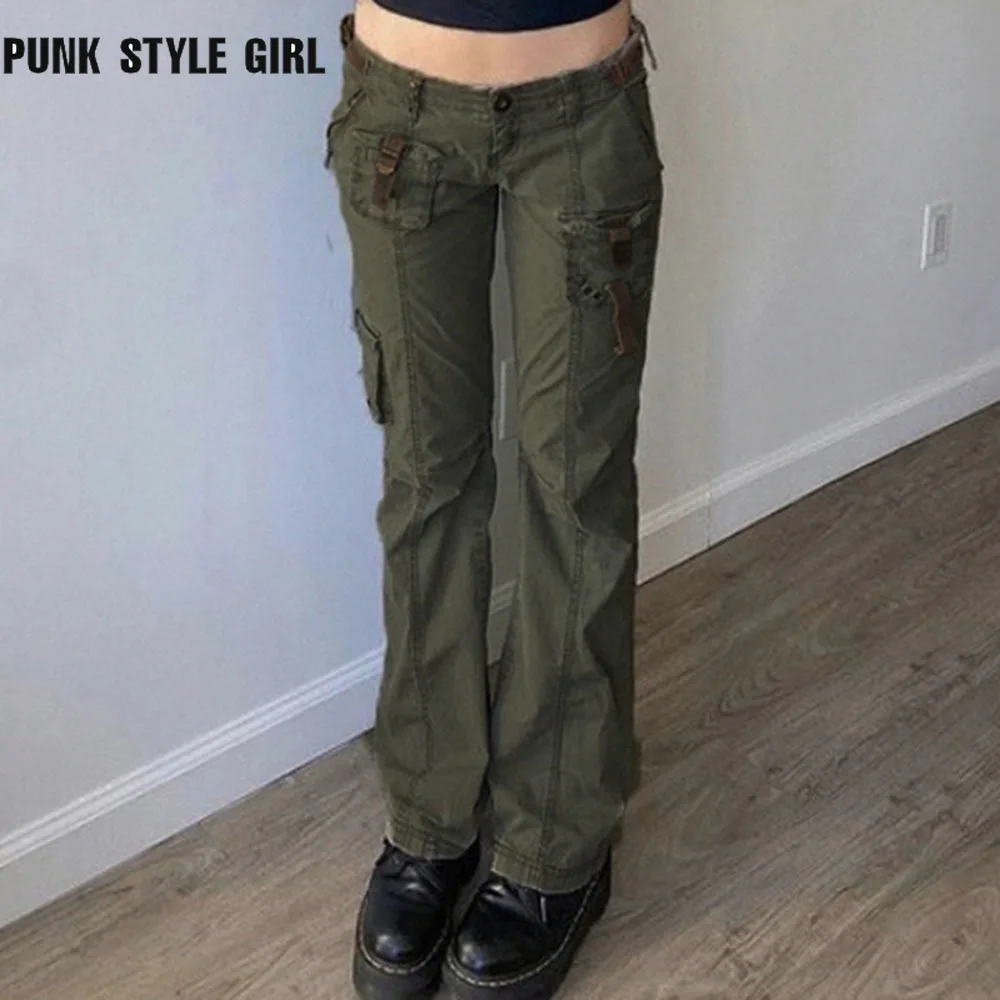 Green Retro Y2K Grunge Cargo Jeans Baggy Women Teacwear Denim Low Waist Pants Cyber Aesthetic 90s Jogger Kpop Trousers Korean
Green Retro Y2K Grunge Cargo Jeans Baggy Women Teacwear Denim Low Waist Pants Cyber Aesthetic 90s Jogger Kpop Trousers Korean