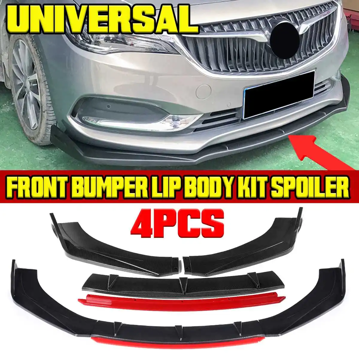 New 4x Car Front Bumper Lip Spoiler Splitter Surround Molding Cover Trim For Mercedes For Benz W205 W204 W203 W211 W212 W213
New 4x Car Front Bumper Lip Spoiler Splitter Surround Molding Cover Trim For Mercedes For Benz W205 W204 W203 W211 W212 W213