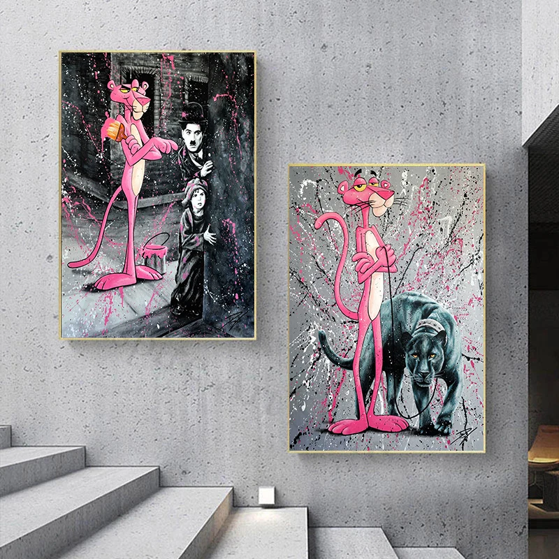 Pink Panther Posters and Prints Graffiti Art Painting on Canvas Street Wall Art Pictures for Home Decor NO FRAME
Pink Panther Posters and Prints Graffiti Art Painting on Canvas Street Wall Art Pictures for Home Decor NO FRAME