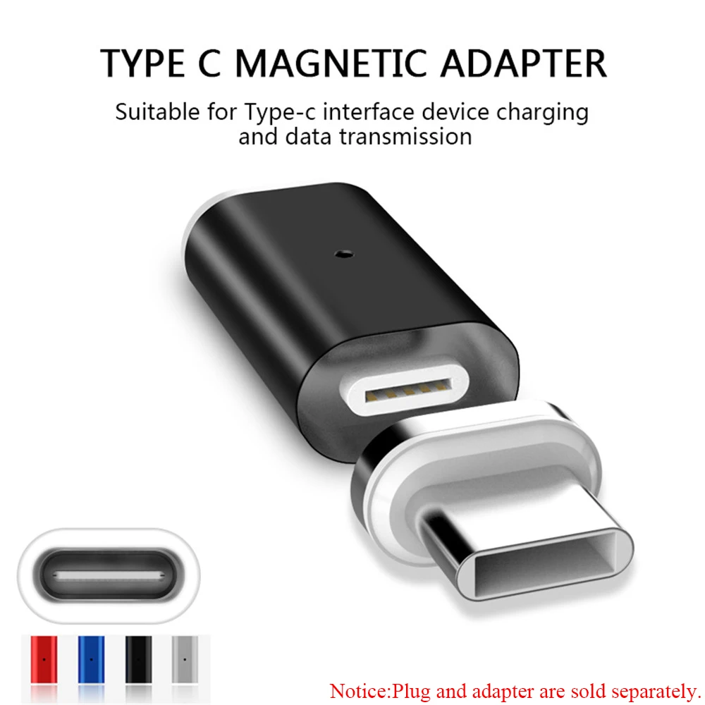 Фото Micro USB адаптер для телефона магнитное зарядное устройство конвертер iPhone Samsung Huawei