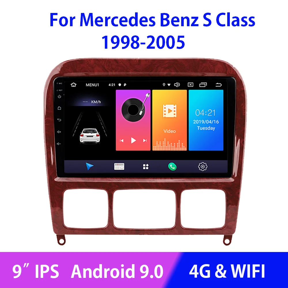 Android 9.0 WIFI 4G 9" IPS Car Radio For Mercedes Benz S Class W220 S280 S320 S350 S400 S430 S500 S600 S55 1998-2005 Carplay BT
Android 9.0 WIFI 4G 9" IPS Car Radio For Mercedes Benz S Class W220 S280 S320 S350 S400 S430 S500 S600 S55 1998-2005 Carplay BT