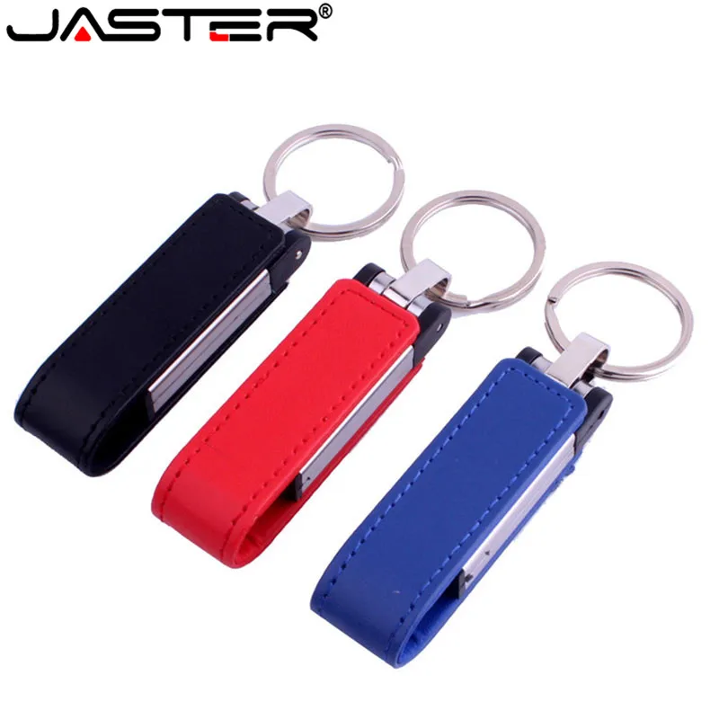JASTER Customer Logo Leather USB With Metal Keychain USB Flash Drive Pendrive 4GB 8GB 16GB 32GB 64GB Memory Card Memory Stick
JASTER Customer Logo Leather USB With Metal Keychain USB Flash Drive Pendrive 4GB 8GB 16GB 32GB 64GB Memory Card Memory Stick