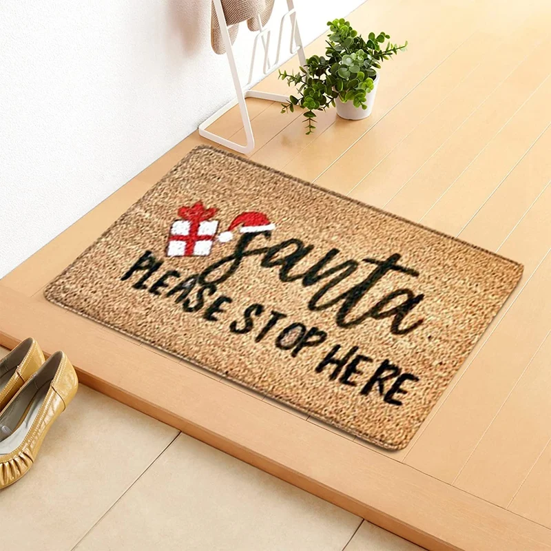 Christmas Doormat Christmas Doormat Decoration Entrance Floor Carpet Non Slip Blanket Indoor Outdoor Rug Welcome Decor 
Christmas Doormat Christmas Doormat Decoration Entrance Floor Carpet Non Slip Blanket Indoor Outdoor Rug Welcome Decor