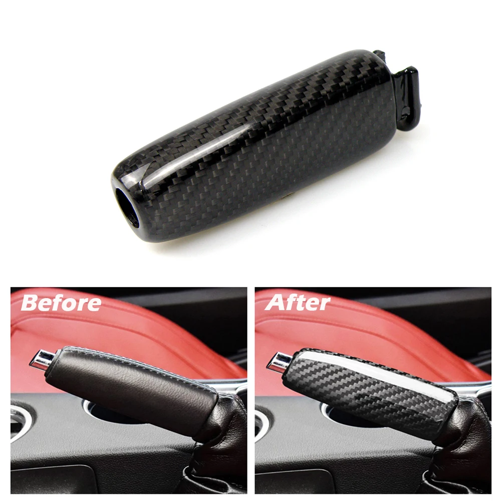 Запчасти для ручек стояночного тормоза из углеродного волокна для Ford Mustang 2015-2019, аксессуары для Ford Mustang, внутренняя отделка
Запчасти для ручек стояночного тормоза из углеродного волокна для Ford Mustang 2015-2019, аксессуары для Ford Mustang, внутренняя отделка