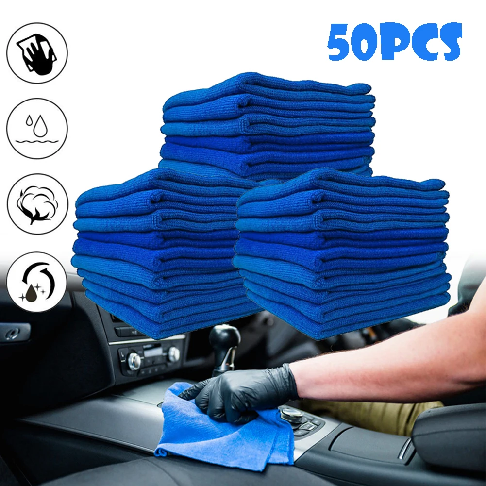 50pcs Microfiber Car Cleaning Towel Automobile Motorcycle Washing Glass Household Cleaning Small Towel Car Cleaning Tools
50pcs Microfiber Car Cleaning Towel Automobile Motorcycle Washing Glass Household Cleaning Small Towel Car Cleaning Tools