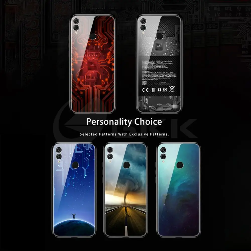 Чехол GKK Luxuriou для Huawei Honor 7X 8X чехол из закаленного ударопрочного стекла мягкий 8x