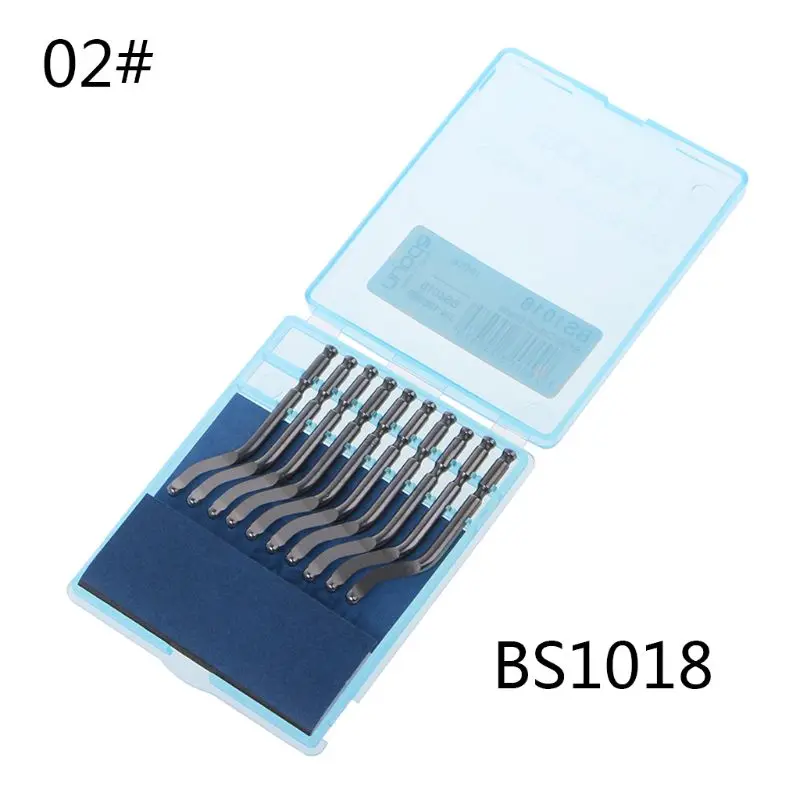 10 шт. быстрого Сталь вращающееся лезвие BS1010 BS1018 BK3010 Пластик Медь Алюминий угловой