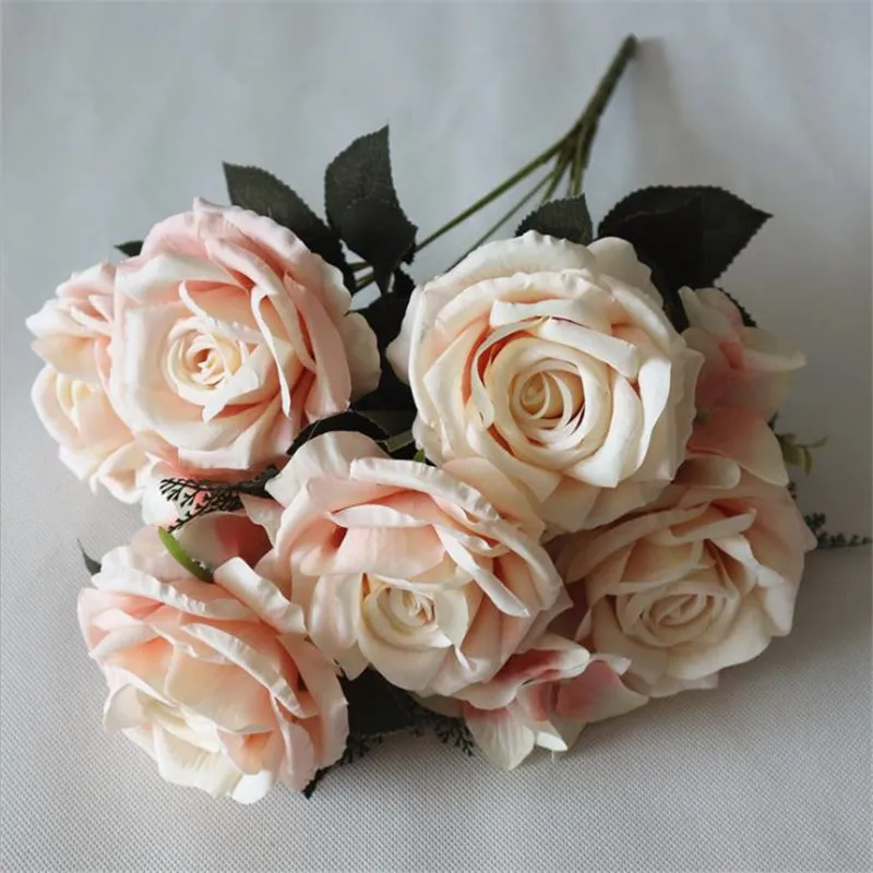 7Pcs European Fake Roses (10 heads/bunch) 18.9" Length Simulation Autumn Rose for Wedding Home Decorative Artificial Flowers
7Pcs European Fake Roses (10 heads/bunch) 18.9" Length Simulation Autumn Rose for Wedding Home Decorative Artificial Flowers
