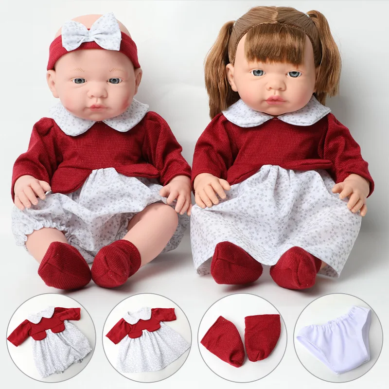 16 inch bebe reborn Doll 40 cm long hair girl Newborn Baby full body waterproof Silicone Realistic Doll clothes set for Toys
16 inch bebe reborn Doll 40 cm long hair girl Newborn Baby full body waterproof Silicone Realistic Doll clothes set for Toys
