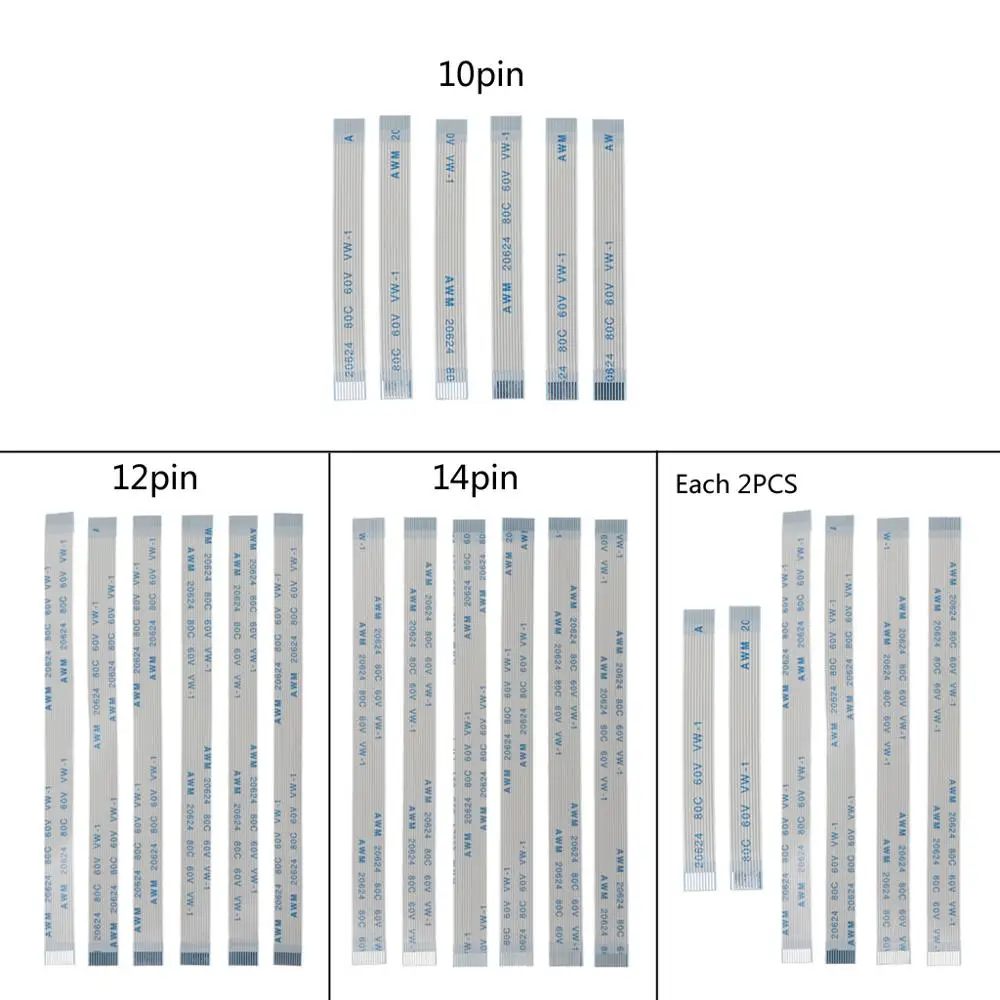 6Pcs 10Pin 12Pin 14Pin Touch Pad Power Button Switch Ribbon Flex Cable For PS4 Controller Charging Board
6Pcs 10Pin 12Pin 14Pin Touch Pad Power Button Switch Ribbon Flex Cable For PS4 Controller Charging Board