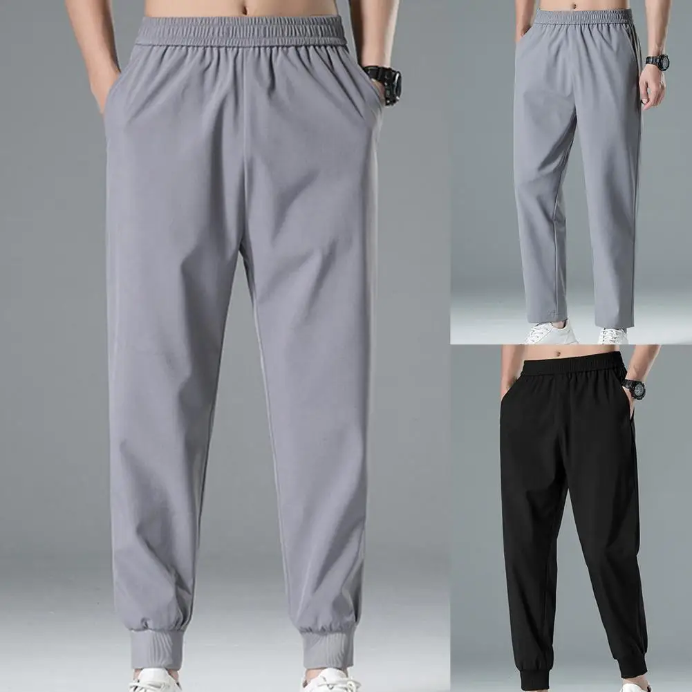 Solid Color Men Pants Straight All Match Elastic Waist Ankle Banded Oversize Pants Sweatpants Streetwear
Solid Color Men Pants Straight All Match Elastic Waist Ankle Banded Oversize Pants Sweatpants Streetwear
