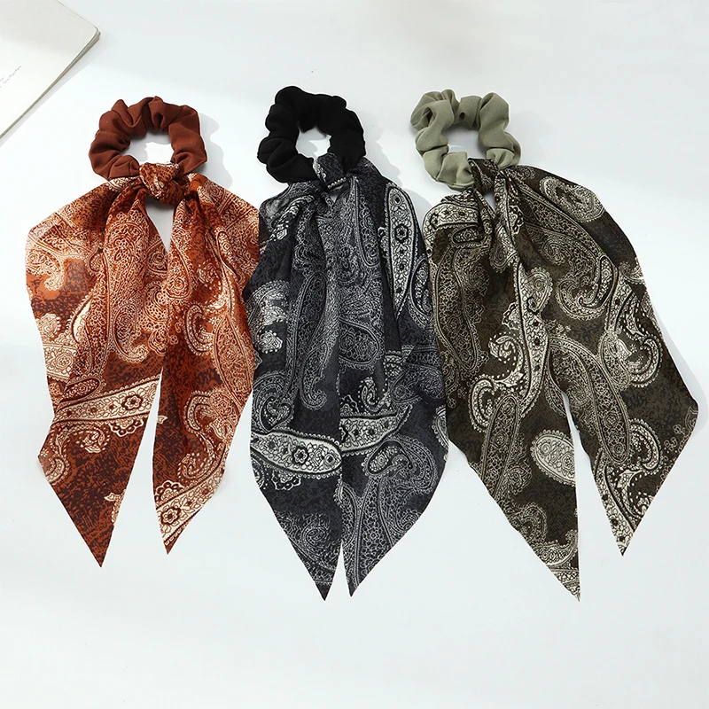 Cashew Printed Scrunchie Elastic Hair Band For Women Hair Scarf Bows Knotted Rubber Ropes Vintage Girls Hair Ties Hair Accessory
Cashew Printed Scrunchie Elastic Hair Band For Women Hair Scarf Bows Knotted Rubber Ropes Vintage Girls Hair Ties Hair Accessory