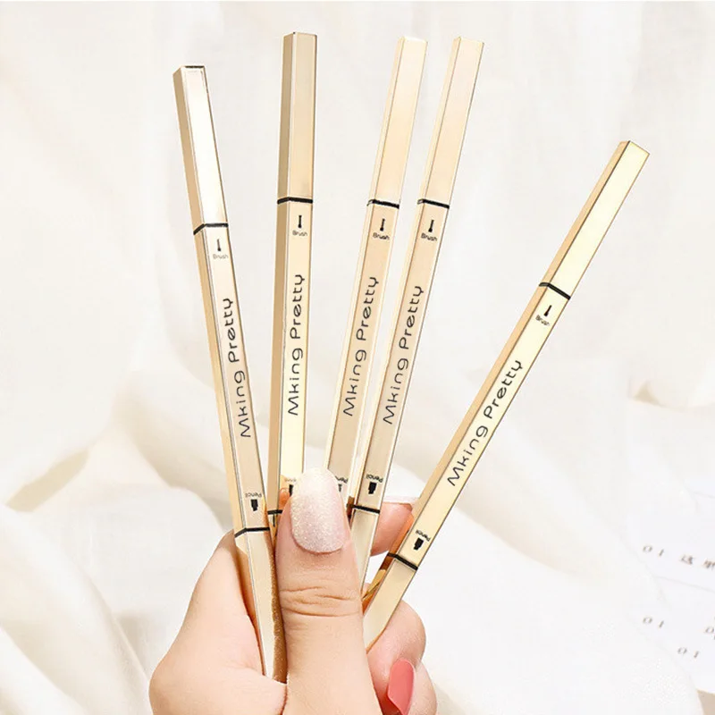 Small Gold Bar Eyebrow Pencil Double-headed Triangle Machete Thin Double-headed Eyebrow Pencil Waterproof And Sweat Proof
Small Gold Bar Eyebrow Pencil Double-headed Triangle Machete Thin Double-headed Eyebrow Pencil Waterproof And Sweat Proof
