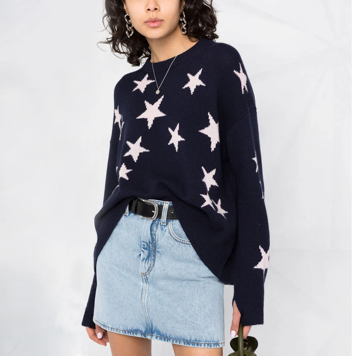 Pirate Hippie Stars Pattern Retro Sweater Woman Autumn Winter Long Sleeve O Neck Classic Pullovers Casual Vintage Rock Sweaters
Pirate Hippie Stars Pattern Retro Sweater Woman Autumn Winter Long Sleeve O Neck Classic Pullovers Casual Vintage Rock Sweaters