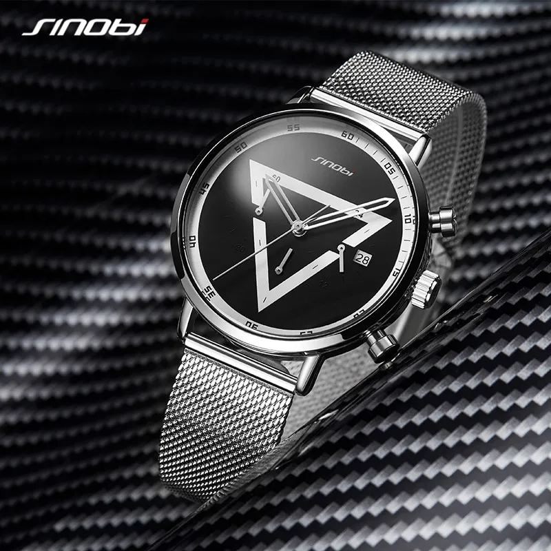 SINOBI 2020 Mens Watches Top Brand Luxury Milan Strap Quartz Wristwatch Male Pointer Men Business Thin Waterproof Watch
SINOBI 2020 Mens Watches Top Brand Luxury Milan Strap Quartz Wristwatch Male Pointer Men Business Thin Waterproof Watch