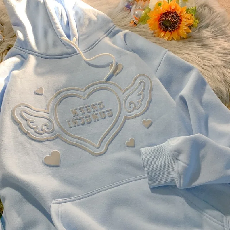 Japanese Preppy Style Vintage Women Hoodies Korean Sweet Kawaii Oversize Sweatshirts Harajuku Cartoon Embroidery Cute Hoodie
Japanese Preppy Style Vintage Women Hoodies Korean Sweet Kawaii Oversize Sweatshirts Harajuku Cartoon Embroidery Cute Hoodie