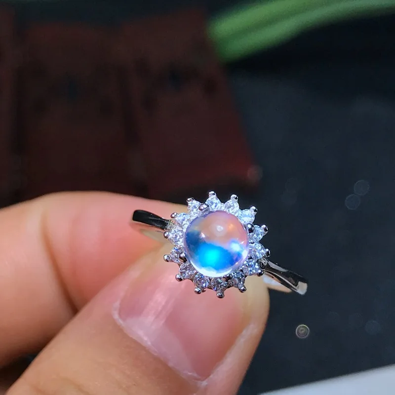 100% true 925 sterling silver jewelry inlay natural blue moonstone ring woman's silver ring
100% true 925 sterling silver jewelry inlay natural blue moonstone ring woman's silver ring