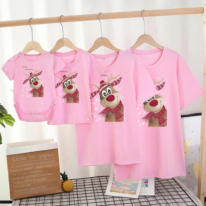Family Matching Clothes Christmas Deer Daddy Mommy Christmas Sister Girls Tshirts New Year's Gift Funny Family Look Tees Tops 
Family Matching Clothes Christmas Deer Daddy Mommy Christmas Sister Girls Tshirts New Year's Gift Funny Family Look Tees Tops