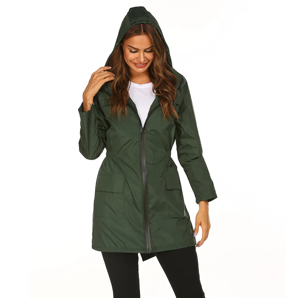 2020 Autumn and Winter New Cap Waist Waterproof Clothing Zipper Gray Black Navy Dark Green Jacket
2020 Autumn and Winter New Cap Waist Waterproof Clothing Zipper Gray Black Navy Dark Green Jacket
