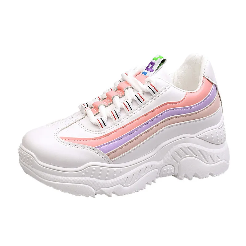 Fashion Women Shoes Sneakers Platform Trainers Women Flats Casual Leather Vulcanized Shoes Zapatos De Mujer Womens Sneaker White 
Fashion Women Shoes Sneakers Platform Trainers Women Flats Casual Leather Vulcanized Shoes Zapatos De Mujer Womens Sneaker White