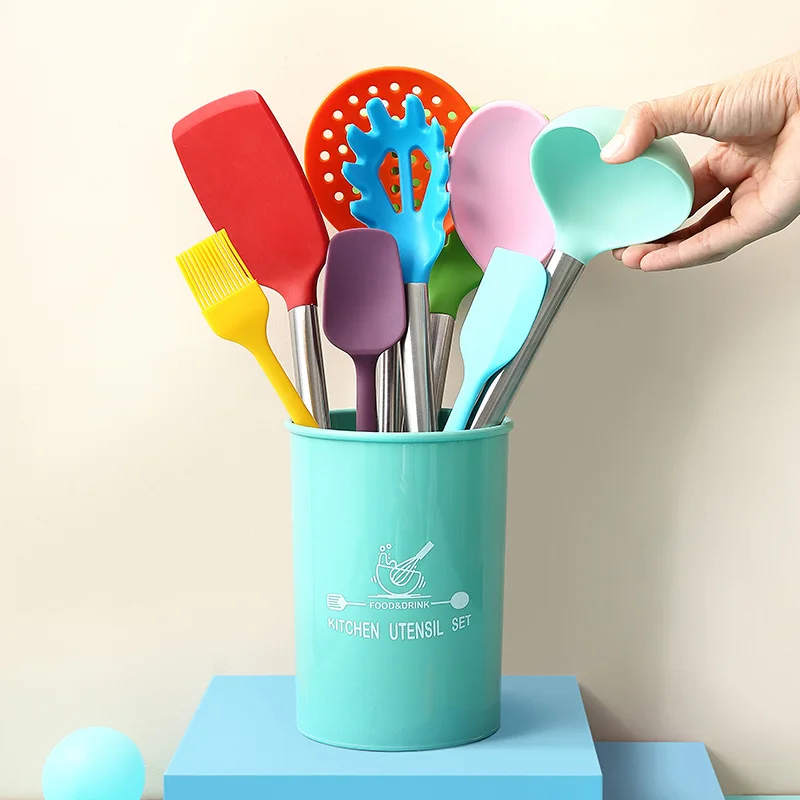 20pcs Silicone Cooking Utensils Stainless Steel Kitchen Utensil Set Food Grade Silicone Kitchenware Cookware Baking Cook Tools
20pcs Silicone Cooking Utensils Stainless Steel Kitchen Utensil Set Food Grade Silicone Kitchenware Cookware Baking Cook Tools