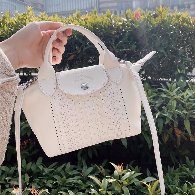 Women Leather Handbags Small White Lace Lambskin Mini Dumpling Bag One Shoulder Diagonal Female Bag Mommy Bag
Women Leather Handbags Small White Lace Lambskin Mini Dumpling Bag One Shoulder Diagonal Female Bag Mommy Bag