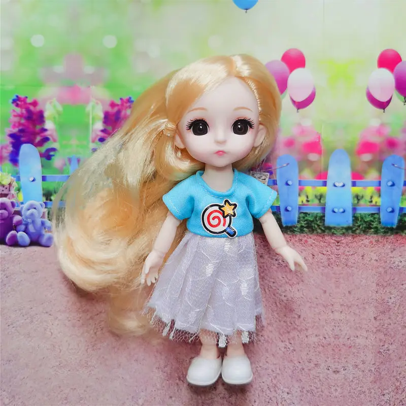 Подвижные шарнирные куклы 16 см, милые игрушки, BJD Детская кукла с одеждой для девочек, Подарочная игрушка
Подвижные шарнирные куклы 16 см, милые игрушки, BJD Детская кукла с одеждой для девочек, Подарочная игрушка