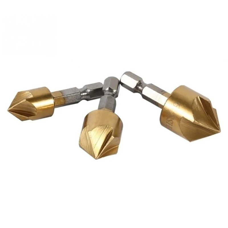 203F 3pcs Woodworking Tool Set Industrial Countersink Drill Bit Set 12mm 16mm 19mm Power Drill Parts Chamfering Cutter
203F 3pcs Woodworking Tool Set Industrial Countersink Drill Bit Set 12mm 16mm 19mm Power Drill Parts Chamfering Cutter