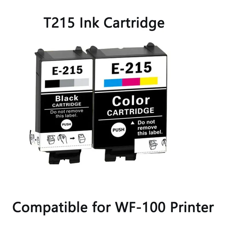 Совместимость для Epson T215 T125120 T215C E-215 чернильный картридж для EPSON рабочей силы WF-100 принтер
Совместимость для Epson T215 T125120 T215C E-215 чернильный картридж для EPSON рабочей силы WF-100 принтер