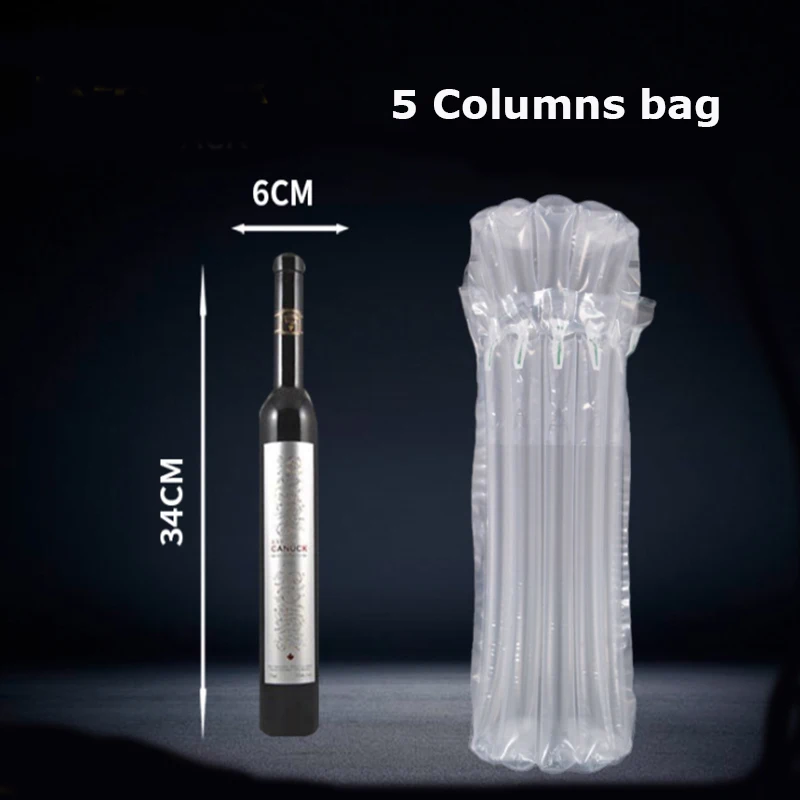 34x6cm Inflatable Shockproof Air Column Cushion Bag For Red Wine Bottle Protector PE And Nylon Filled Manufacture Environmental
34x6cm Inflatable Shockproof Air Column Cushion Bag For Red Wine Bottle Protector PE And Nylon Filled Manufacture Environmental