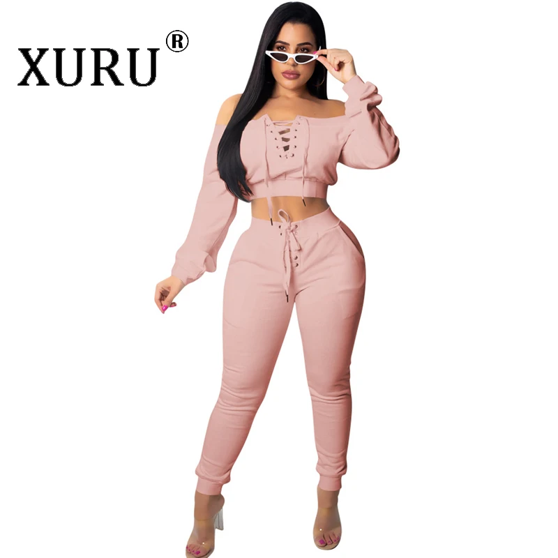 XURU Autumn Sexy Two-piece Casual Style 2 Piece Jumpsuit Long-sleeved Slim Jumpsuit Bandage Top Women's Jumpsuit
XURU Autumn Sexy Two-piece Casual Style 2 Piece Jumpsuit Long-sleeved Slim Jumpsuit Bandage Top Women's Jumpsuit