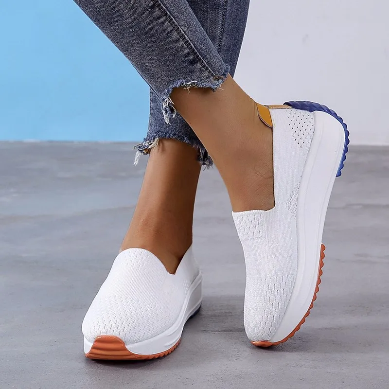 

Women's Anti-slip Shallow Vulcanized Sneakers Ladies Sport Light Soft Autumn Summer Shoes Fashion Casual Zapatillas Mujer 2021