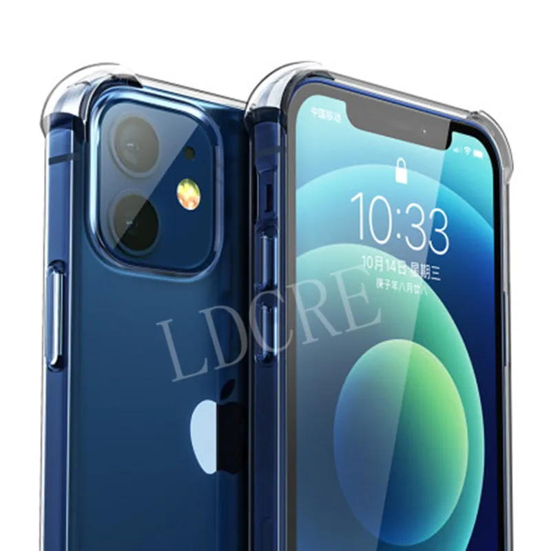 Для iPhone 12 Mini чехол для Pro Max мягкий силиконовый 6 7 8 Plus X XR XS 11 Fundas|Бамперы| |