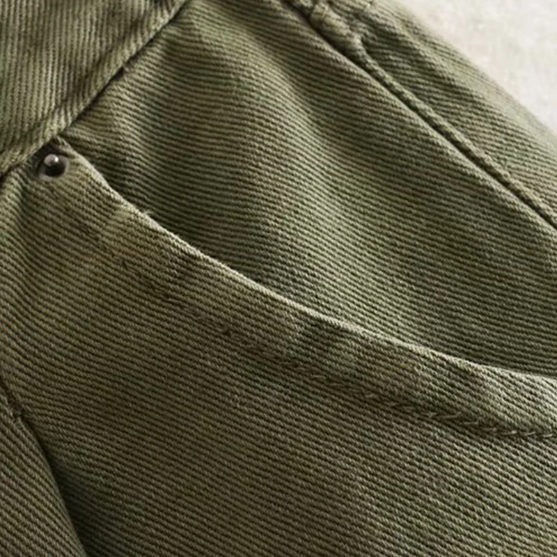 New Spring Winter Cargo Pants Jeans High Waist Causal Pants Women Loose Solid Female Fashion Zipper Pants Trousers