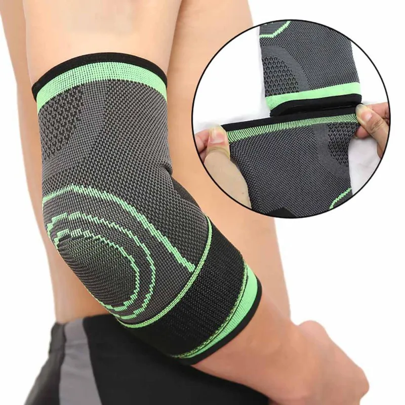 1 pair Sports Support Elbow Brace Breathable Pressurized Fitness Bandage Elbow Cushions
1 pair Sports Support Elbow Brace Breathable Pressurized Fitness Bandage Elbow Cushions