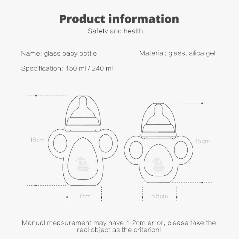 Glass Baby Bottle Silicone Straw Water Drink Bottles For Baby Milk Feeder Set Baby Feeding Bottle Newborn Heat resistant 
Glass Baby Bottle Silicone Straw Water Drink Bottles For Baby Milk Feeder Set Baby Feeding Bottle Newborn Heat resistant