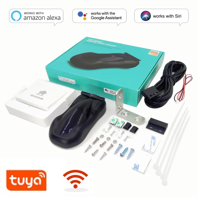 Wifi Garage Door Opener Smart Gate Door Controller Compatible With Alexa Echo Google Home Smart Life Tuya Smart IOS Android APP
Wifi Garage Door Opener Smart Gate Door Controller Compatible With Alexa Echo Google Home Smart Life Tuya Smart IOS Android APP