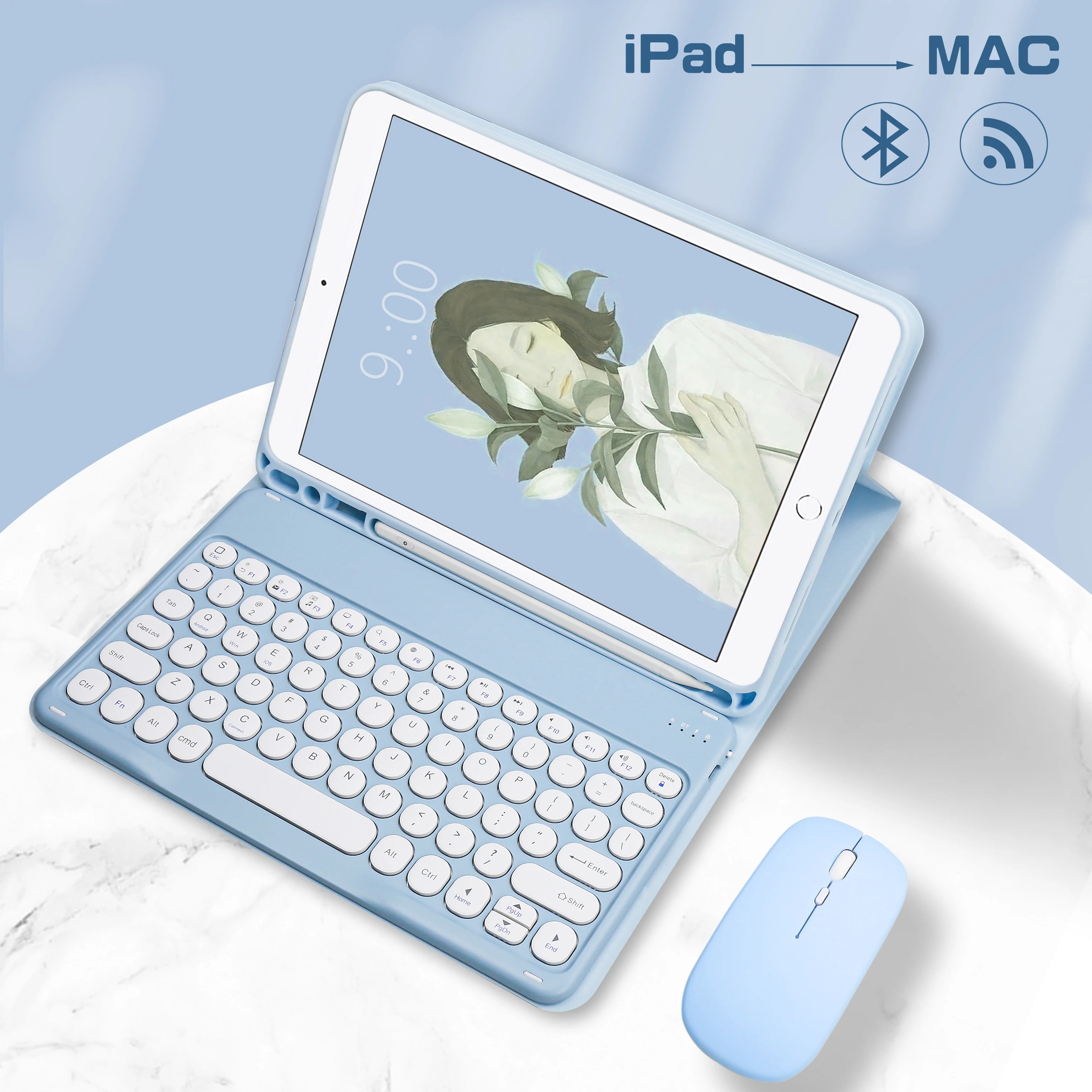 Волшебная клавиатура беспроводная мышь для iPad Pro 11 чехол 2021 2020 Air 4 10 2 9 поколения