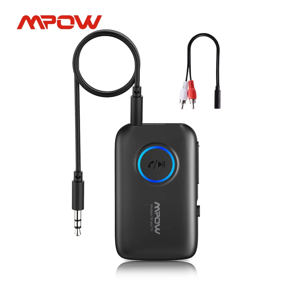 Mpow BH390 Bluetooth адаптер 5,0 приемник передатчик Поддержка APTX/APTX-LL/APTX-HD с 3,5 мм/RCA разъем для ТВ автомобиля дома Аудио PC
Mpow BH390 Bluetooth адаптер 5,0 приемник передатчик Поддержка APTX/APTX-LL/APTX-HD с 3,5 мм/RCA разъем для ТВ автомобиля дома Аудио PC