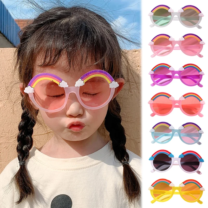 Children Kids Rainbow Cartoon Sunglasses Ultralight UV400 Protective Cute for Outdoor SDFA88
Children Kids Rainbow Cartoon Sunglasses Ultralight UV400 Protective Cute for Outdoor SDFA88