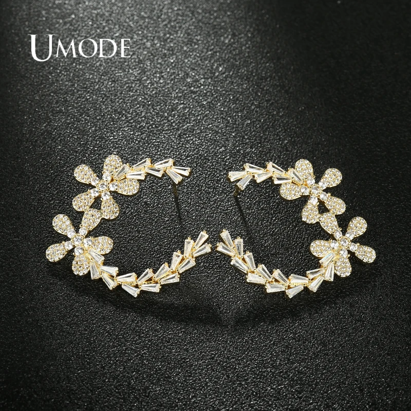 UMODE Newest AAA+ Zirconia Crystal Flowers Drop Earrings for Elegant Women Bridal Wedding Jewelry Accessories Gift UE0706
UMODE Newest AAA+ Zirconia Crystal Flowers Drop Earrings for Elegant Women Bridal Wedding Jewelry Accessories Gift UE0706