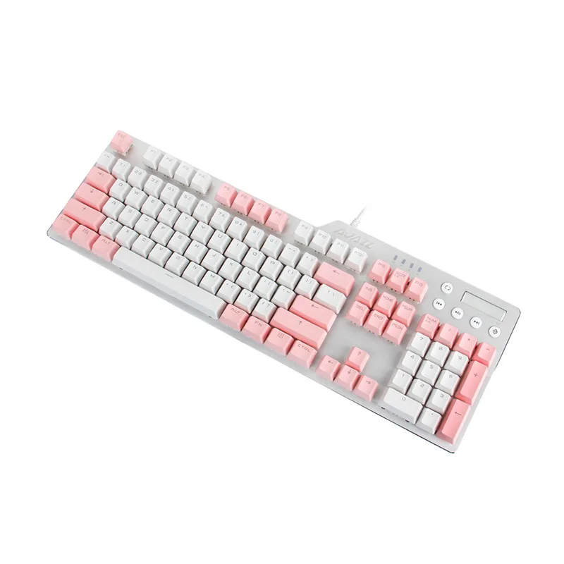 AJAZZ E-sport Gaming Keyboard with Black/Green Mechanical Switch 104 Keys plus 6 Special Key Mechanical Keyboard for Notebook PC
AJAZZ E-sport Gaming Keyboard with Black/Green Mechanical Switch 104 Keys plus 6 Special Key Mechanical Keyboard for Notebook PC